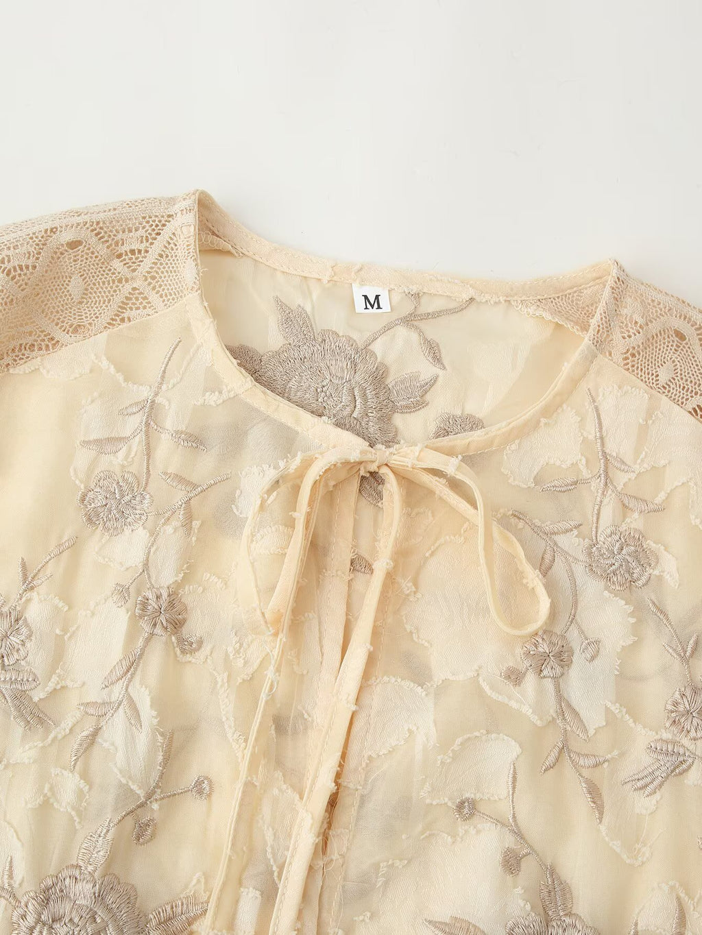 Women's Clothing Fall Unique Design Tassel Embroidered Shirt