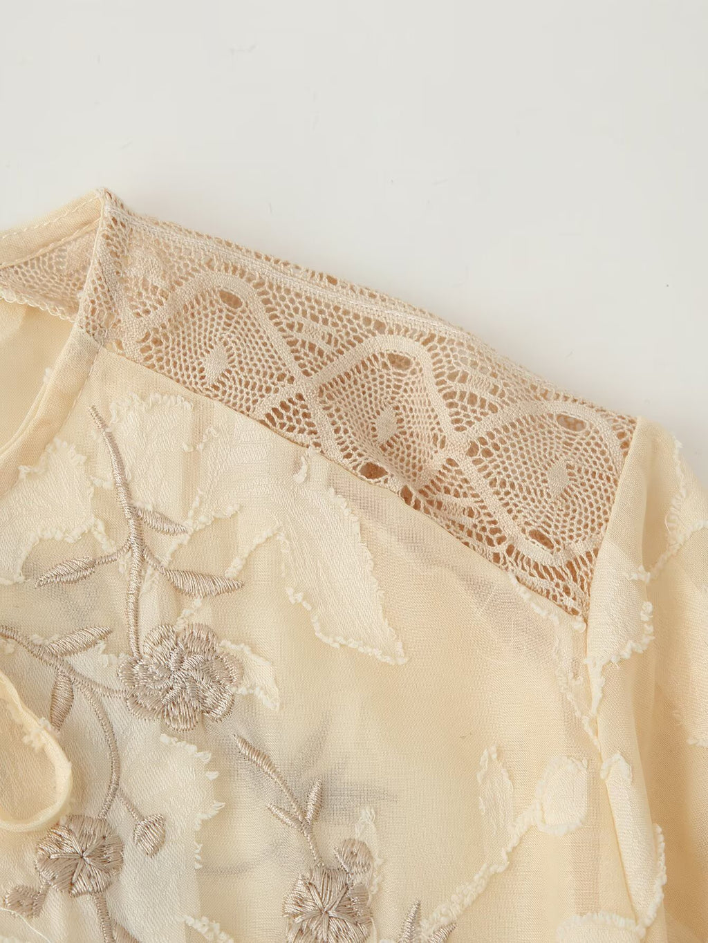 Women's Clothing Fall Unique Design Tassel Embroidered Shirt