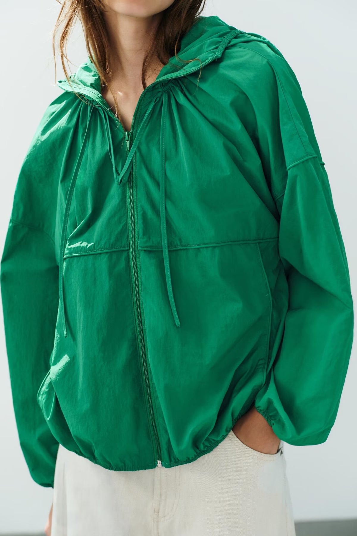 Women's Early Autumn Women Clothing Casual Hooded Jacket Coat