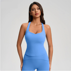 Women's Padded H-Back Yoga Sports Bra