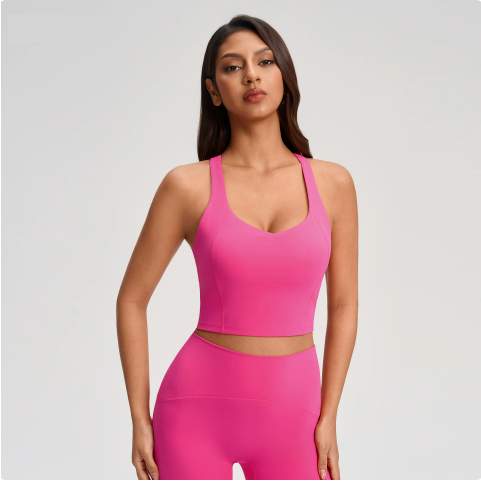 Women's Shockproof Push-Up Sports Bra