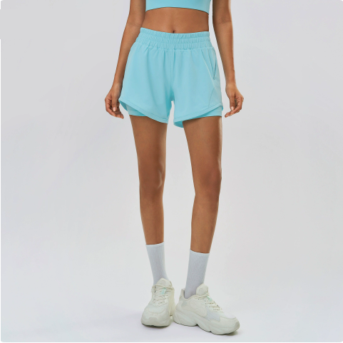 Women's High-Waisted Quick-Dry Workout Shorts