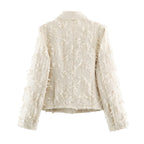 Women's Clothing Fashionable Elegant French Stand Collar Blazer