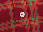 Women's Clothing Autumn French Casual All Match Plaid Poplin Loose Shirt
