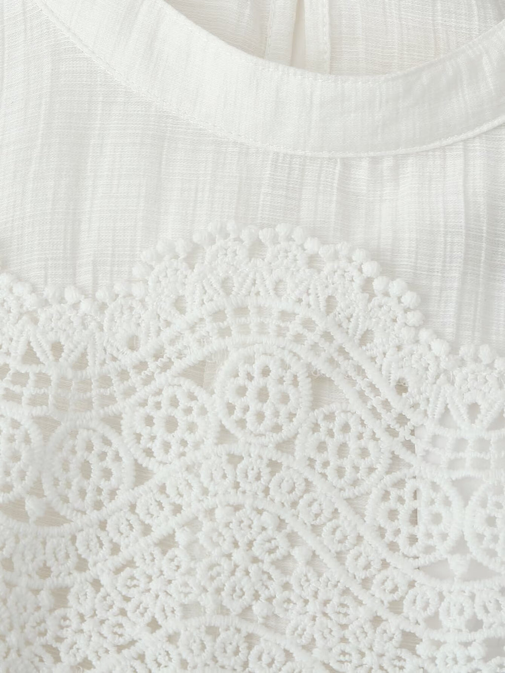 Sweet Simple Casual Lace Romantic Shirt
