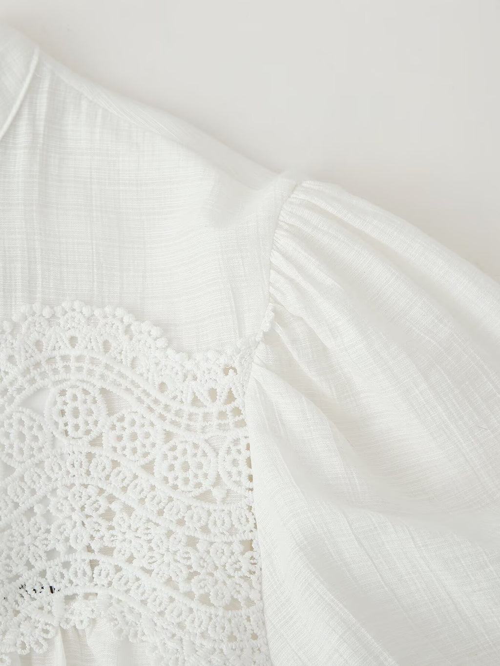 Sweet Simple Casual Lace Romantic Shirt