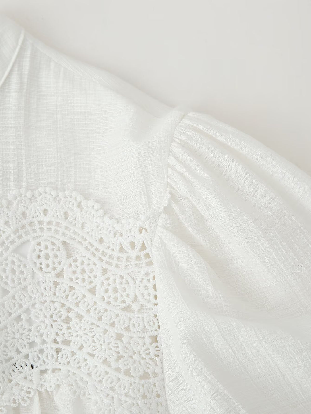 Sweet Simple Casual Lace Romantic Shirt