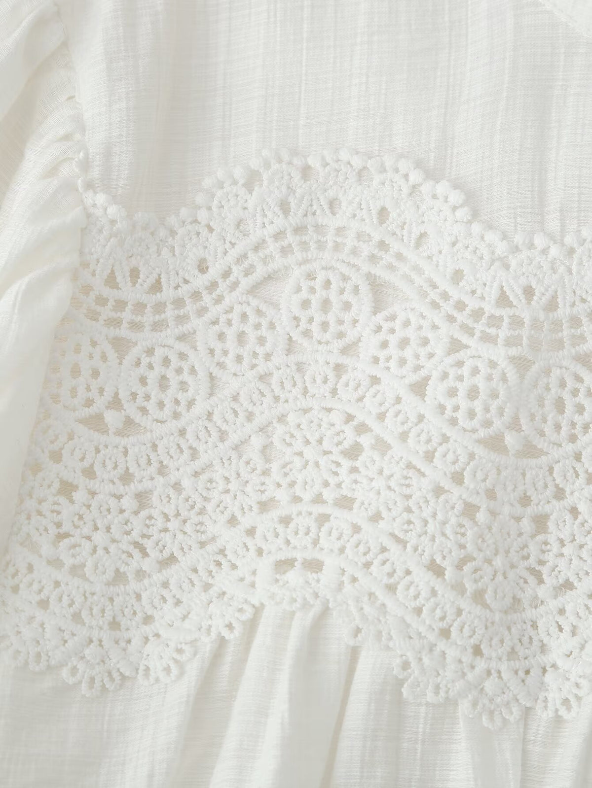 Sweet Simple Casual Lace Romantic Shirt