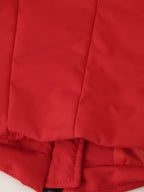 Temperamental Zipper Stand Up Collar Cotton Padded Jacket Coat
