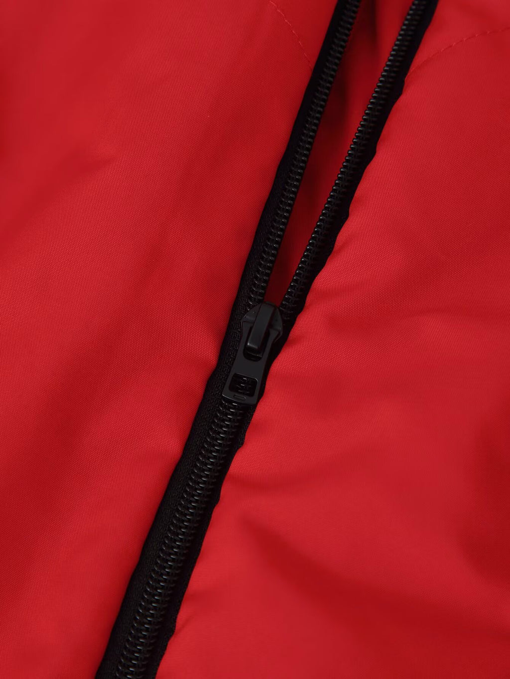 Temperamental Zipper Stand Up Collar Cotton Padded Jacket Coat