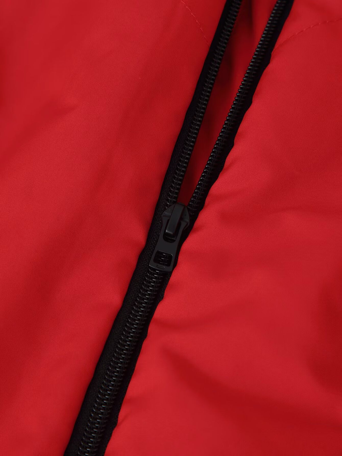 Temperamental Zipper Stand Up Collar Cotton Padded Jacket Coat