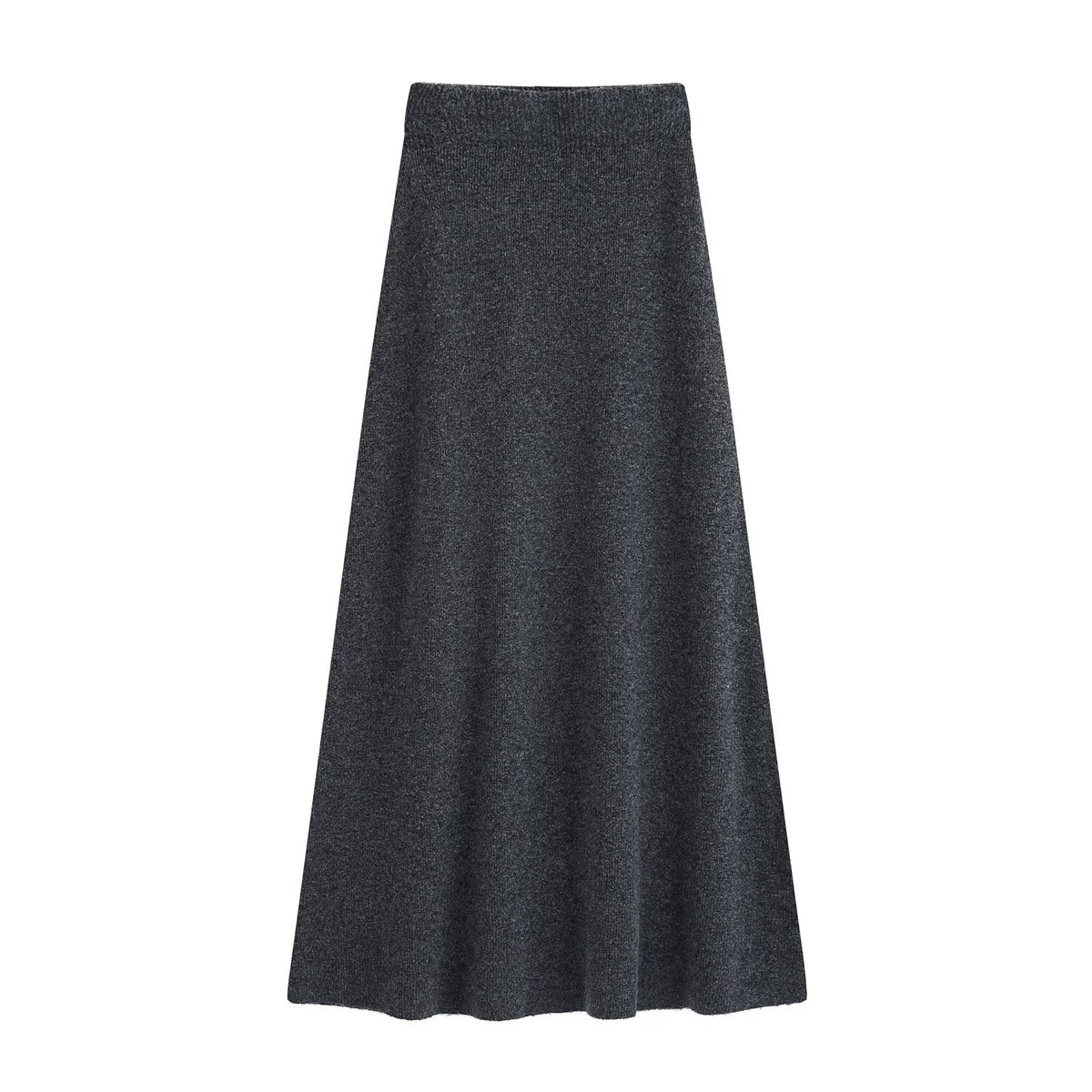 Korean Elegant Oversleeve Knitted Sweater High Waist Skirt Set