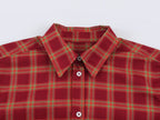 Women's Relaxed Plaid Poplin Shirt