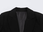 Women's Padded-Shoulder Slim Blazer