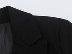 Women's Padded-Shoulder Slim Blazer