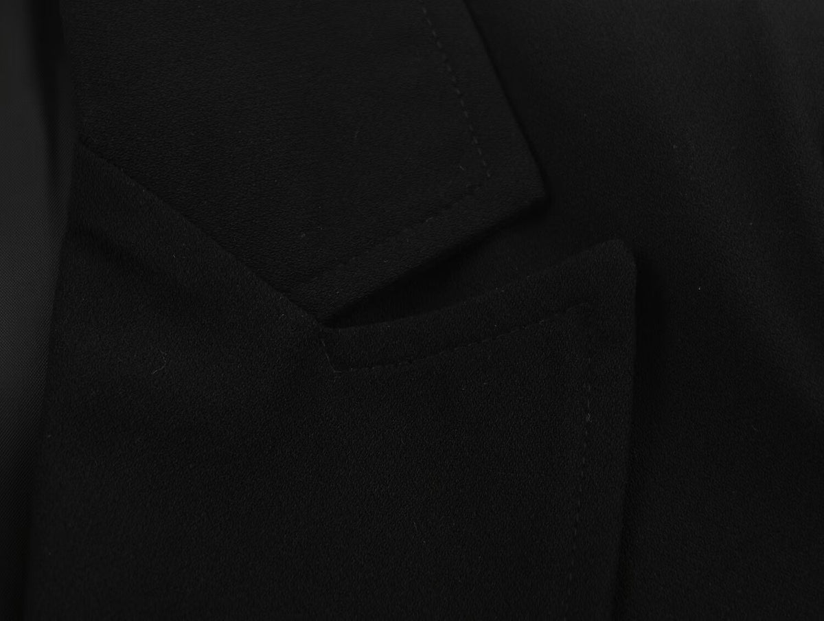 Women's Padded-Shoulder Slim Blazer