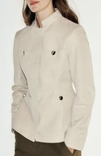 Women's Slim-Fit Double-Breasted Jacket