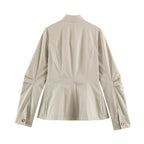 Women's Slim-Fit Double-Breasted Jacket