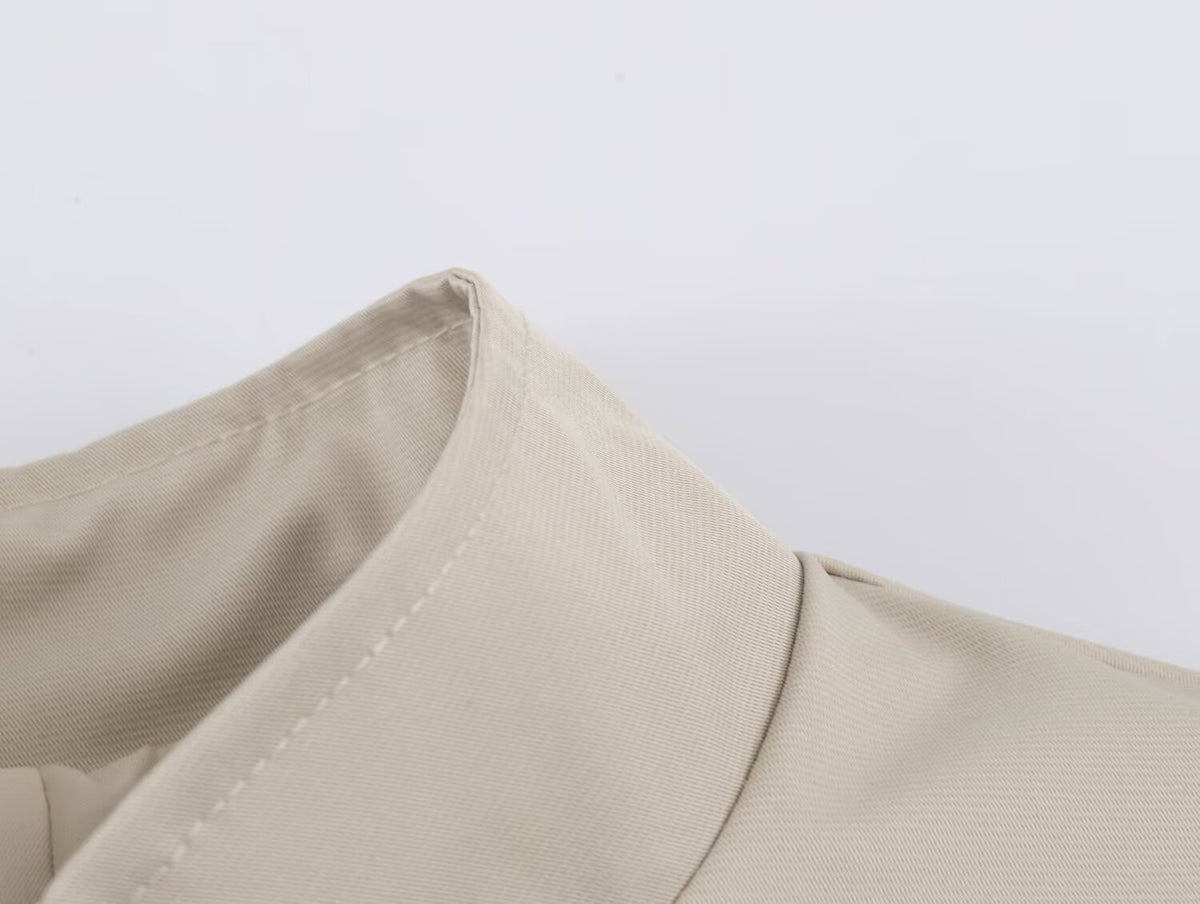 Women's Slim-Fit Double-Breasted Jacket