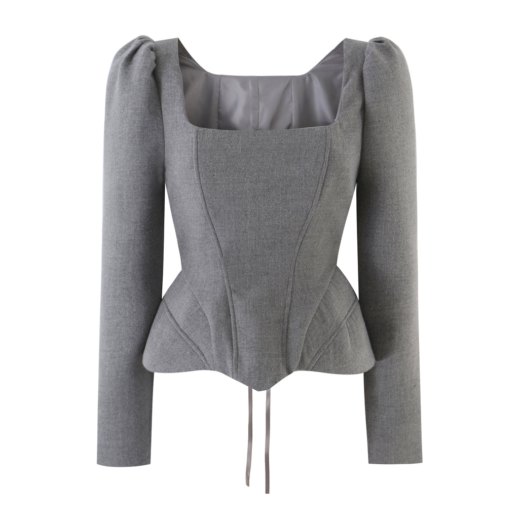 Gray coat