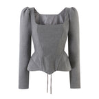 Gray coat