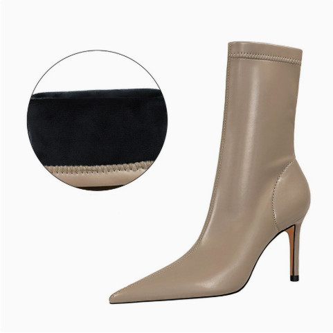 Khaki with a velvet lining