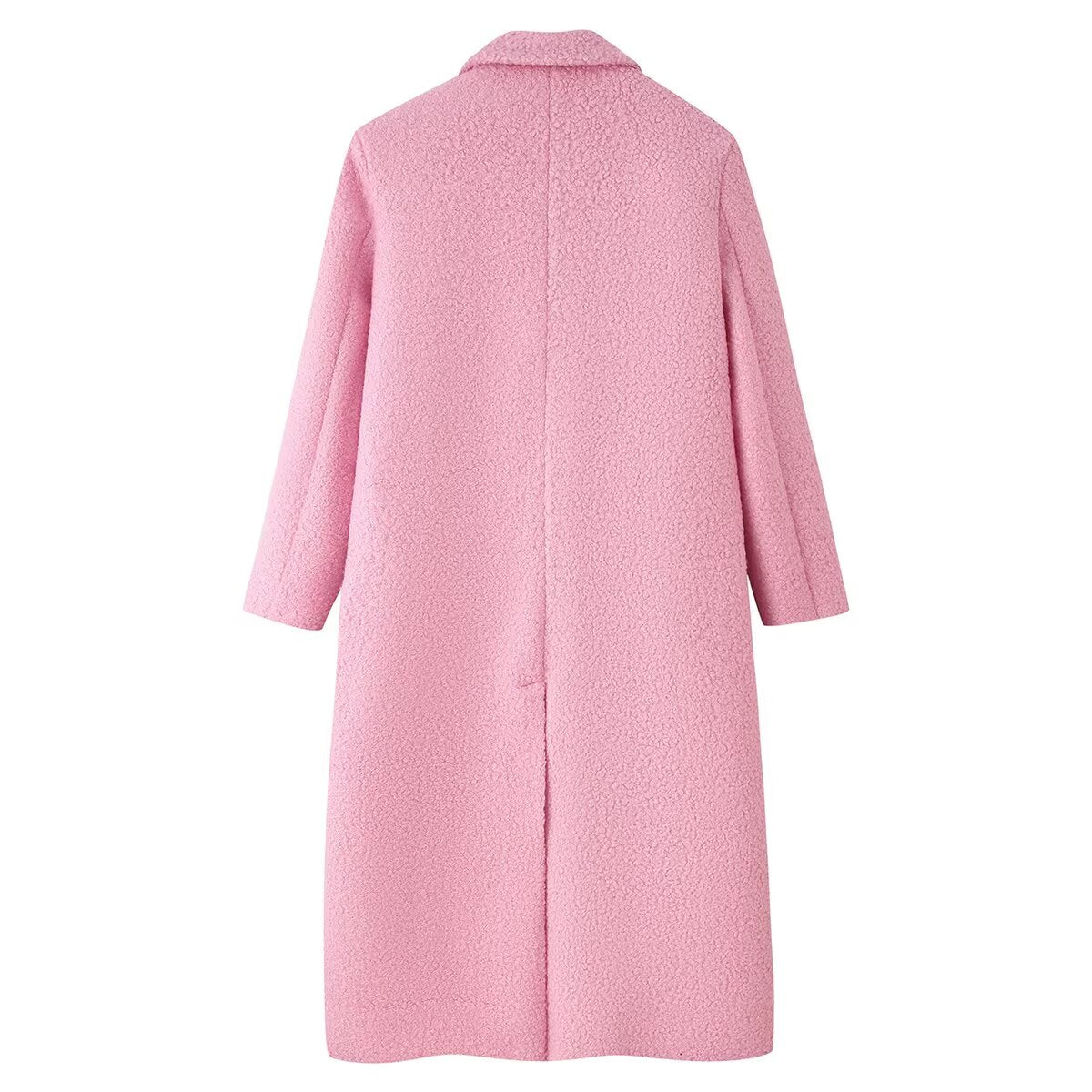 Women's French Polo-Collar Long Coat