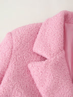 Women's French Polo-Collar Long Coat