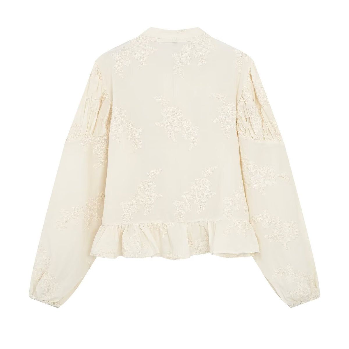 Women's Autumn Chinese String Button Embroidered Shirt
