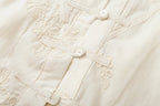 Women's Autumn Chinese String Button Embroidered Shirt