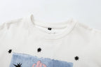 Women's Clothing Autumn Casual Loose Printed Long Sleeve T Shirt