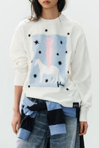 Women's Clothing Autumn Casual Loose Printed Long Sleeve T Shirt