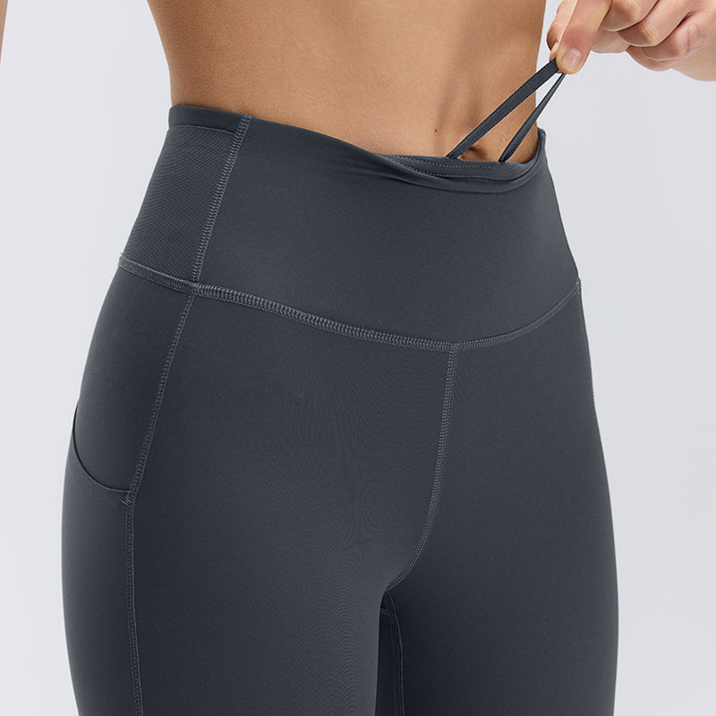 's Yoga Pants High Waist Peach Hip Raise Fitness Pants Elastic Outdoor Running Cycling Pants