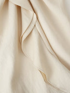 Summer Laminated Decoration Midi Dress