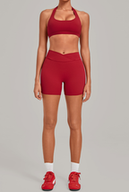 Autumn Sand Tight Halter Yoga Breathable Quick Drying Casual Workout Exercise Two Piece Sets
