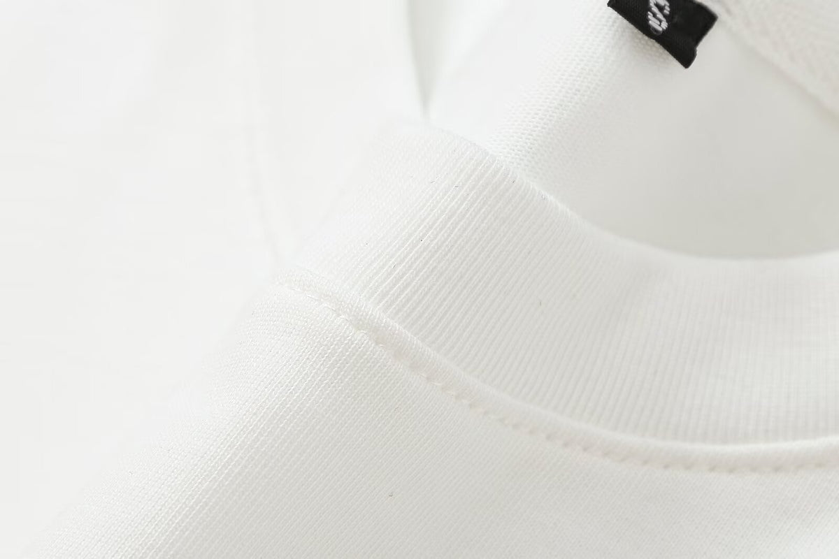Decorative-Detail Long-Sleeve T-Shirt