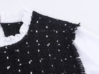 Round-Neck Long-Sleeve Dress