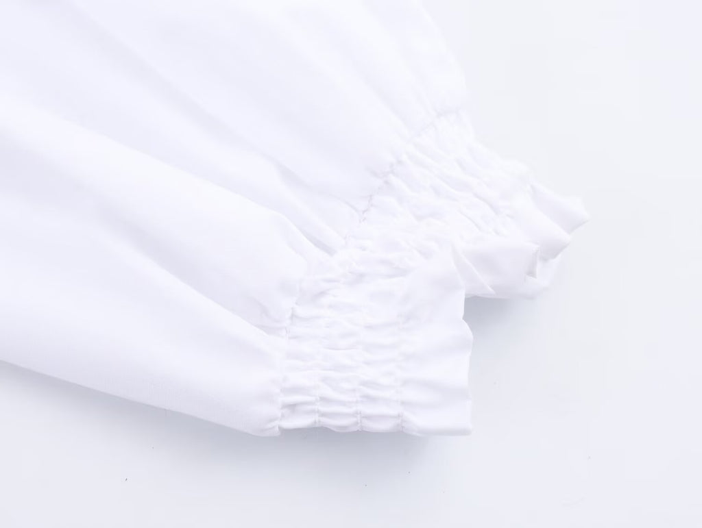 Round-Neck Long-Sleeve Dress