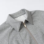 Collared Zip-Up Waist-Defined Coat