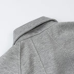 Collared Zip-Up Waist-Defined Coat