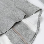 Collared Zip-Up Waist-Defined Coat