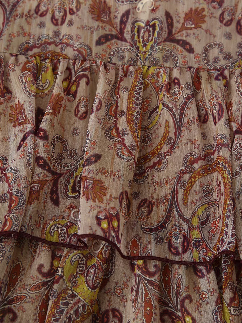French Printed Laminated Decoration Mini Dress