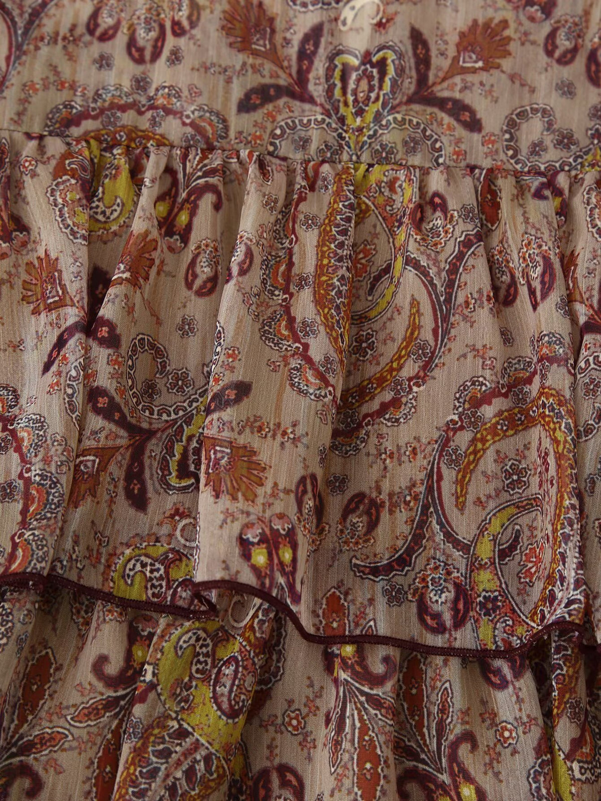 French Printed Laminated Decoration Mini Dress