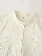 Autumn Clothing Long Sleeve Stand Collar Single Breasted Tassel