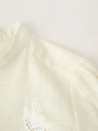 Autumn Clothing Long Sleeve Stand Collar Single Breasted Tassel