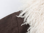 Faux Shearling Suede Jacket