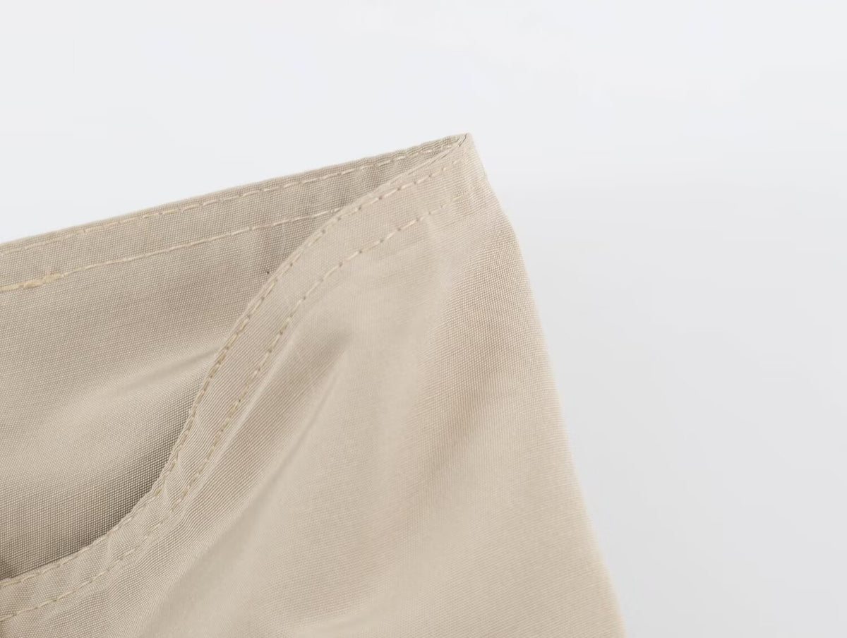 Retro Stand-Collar Utility Jacket