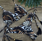Leopard Print Bikini Swimwear