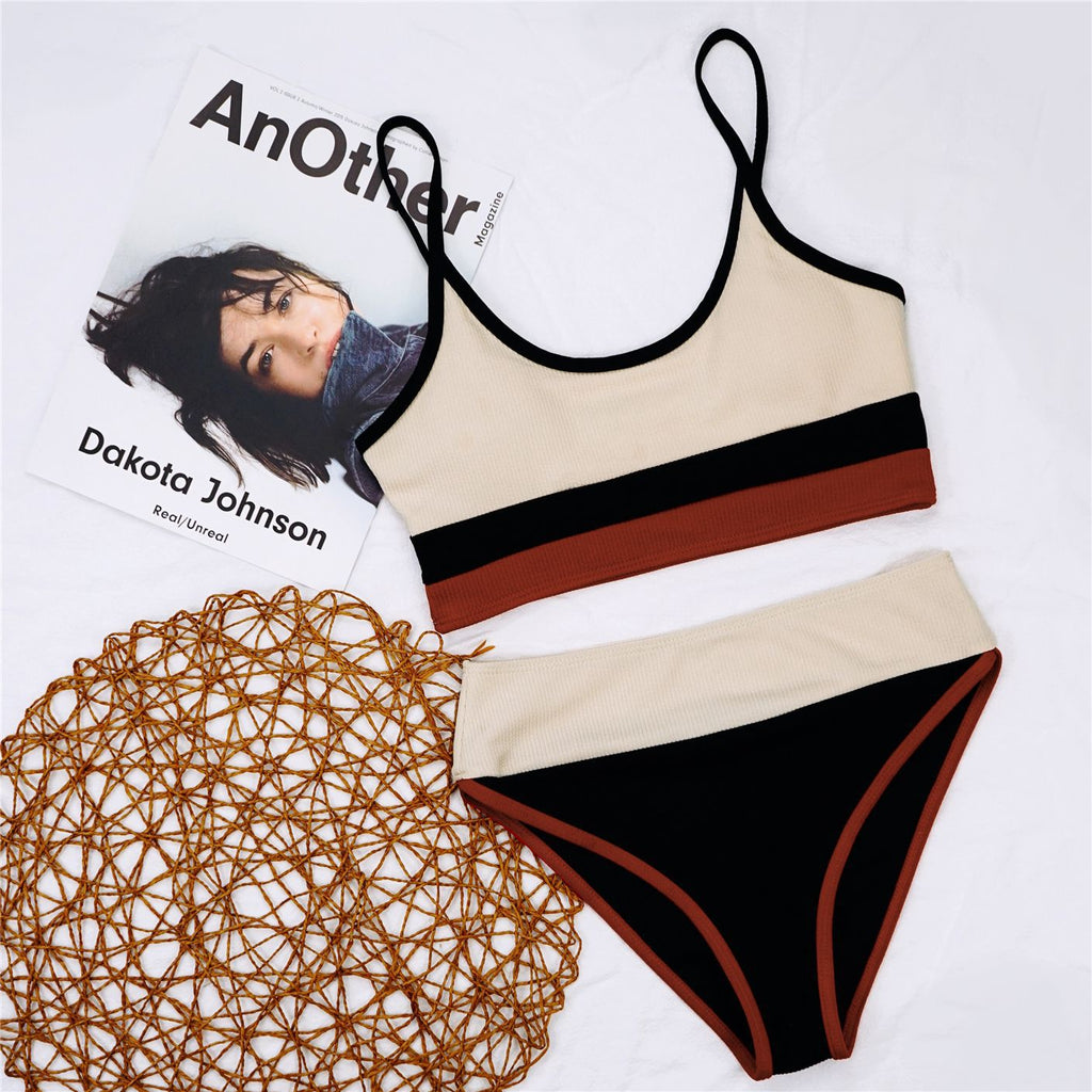 Split Rib Bikini Swimwear