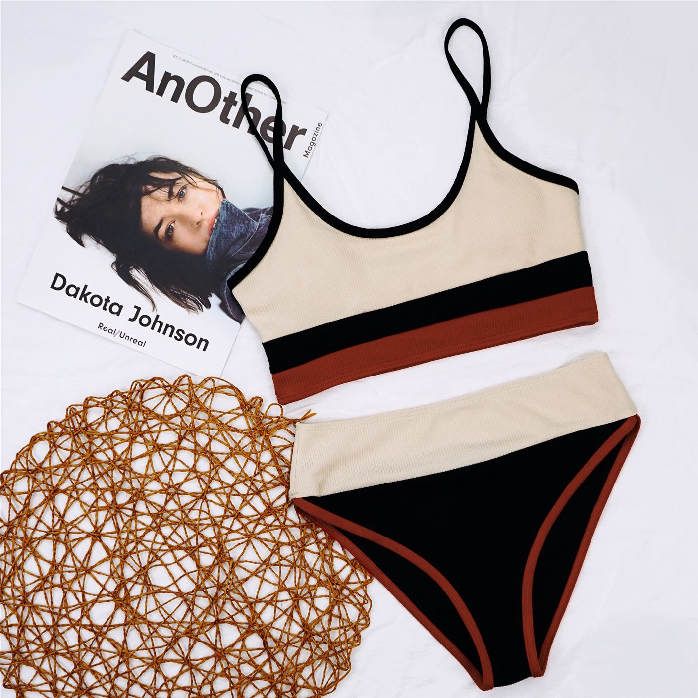Split Rib Bikini Swimwear